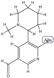 3-Pyridinecarboxaldehyde,6-fluoro-5-(1-methyl-2-piperidinyl)-(9CI) CAS#: 797785-71-8