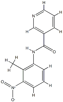 3-Pyridinecarboxamide,N-(2-methyl-3-nitrophenyl)-(9CI) CAS#: 717871-18-6