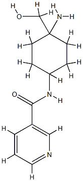 3-Pyridinecarboxamide,N-[cis-4-amino-4-(hydroxymethyl)cyclohexyl]-(9CI) CAS#: 740077-29-6