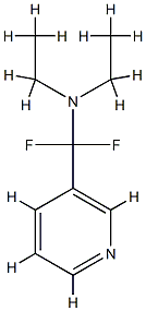 3-Pyridinemethanamine,N,N-diethyl--alpha-,-alpha--difluoro-(9CI) CAS#: 721451-43-0