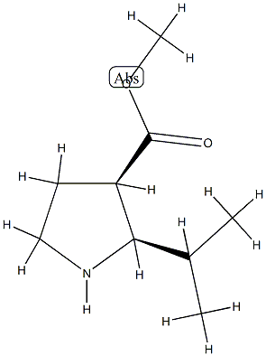 3-Pyrrolidinecarboxylicacid,2-(1-methylethyl)-,methylester,(2R,3R)-rel-(9CI) CAS#: 748777-16-4