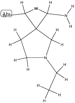 3-Pyrrolidinemethanamine,3-(bromomethyl)-1-ethyl-(9CI) CAS#: 754946-12-8
