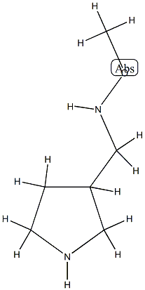 3-Pyrrolidinemethanamine,N-methoxy-(9CI) CAS#: 739334-93-1