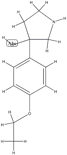 3-Pyrrolidinol,3-(4-ethoxyphenyl)-(9CI) CAS#: 790606-43-8