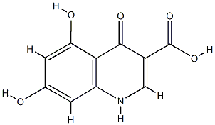 3-Quinolinecarboxylicacid,4,5,7-trihydroxy-(9CI) CAS#: 79364-28-6