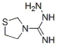 3-Thiazolidinecarboximidicacid,hydrazide(9CI) CAS#: 763026-04-6