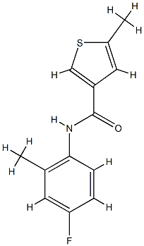 3-Thiophenecarboxamide,N-(4-fluoro-2-methylphenyl)-5-methyl-(9CI) CAS#: 717858-87-2