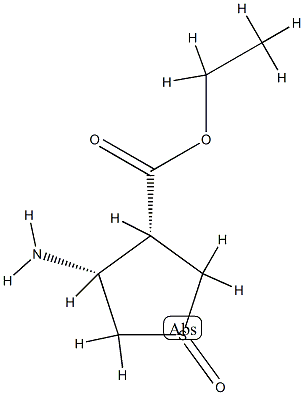 3-Thiophenecarboxylicacid,4-aminotetrahydro-,ethylester,1-oxide,(3alpha,4alpha)- CAS#: 746577-31-1