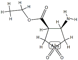 3-Thiophenecarboxylicacid,4-aminotetrahydro-,ethylester,1,1-dioxide,cis-(9CI) CAS#: 756448-64-3