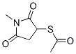 3-acetylsulfanyl-1-methyl-pyrrolidine-2,5-dione CAS#: 73927-01-2