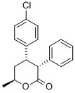 (3-alpha,4-alpha,6-beta)-Tetrahydro-4-(4-chlorophenyl)-6-methyl-3-phen yl-2H-pyran-2-one CAS#: 75115-83-2