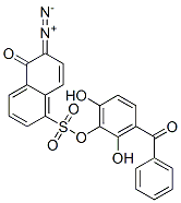 3-benzoyl-2,6-dihydroxyphenyl 6-diazo-5,6-dihydro-5-oxonaphthalene-1-sulphonate CAS#: 75578-78-8