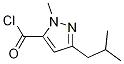 3-isobutyl-1-Methyl-1H-pyrazole-5-carbonyl chloride CAS#: 717871-79-9