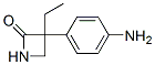 3-(p-Aminophenyl)-3-ethylazetidin-2-one CAS#: 73855-94-4