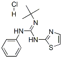3-phenyl-2-tert-butyl-1-(1,3-thiazol-2-yl)guanidine hydrochloride CAS#: 72041-71-5