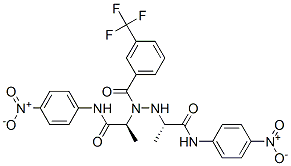 3-trifluoromethylbenzoyl-dialanine-4-nitroanilide CAS#: 78044-16-3