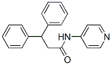 3,3-diphenyl-N-(4-pyridyl)propionamide CAS#: 75437-13-7