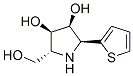 3,4-Pyrrolidinediol, 2-(hydroxymethyl)-5-(2-thienyl)-, (2R,3R,4S,5S)- (9CI) CAS#: 747398-65-8