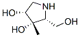 3,4-Pyrrolidinediol,2-(hydroxymethyl)-3-methyl-,(2R,3S,4R)-(9CI) CAS#: 779308-12-2