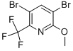 3,5-Dibromo-2-methoxy-6-trifluoromethyl-pyridine CAS#: 741737-01-9