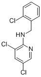 3,5-dichloro-N-[(2-chlorophenyl)methyl]pyridin-2-amine CAS#: 76175-74-1