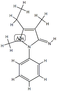 3H-Pyrazol-3-imine,5-ethyl-1,2-dihydro-1,4-dimethyl-2-phenyl-(9CI) CAS#: 754130-79-5
