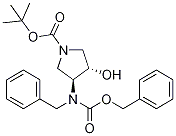 (3S,4S)-tert-butyl 3-(benzyl(benzyloxycarbonyl)aMino)-4-hydroxypyrrolidine-1-carboxylate CAS#: 708273-38-5
