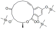 (3S,5S,11E)-3,4,5,6,9,10-Hexahydro-3-methyl-5,14,16-tris(trimethylsilyloxy)-1H-2-benzoxacyclotetradecin-1,7(8H)-dione CAS#: 72060-12-9