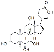 (3a,5b,6b,7b,12a)-3,6,7,12-tetrahydroxy-Cholan-24-oic acid CAS#: 75110-48-4