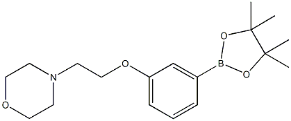 4-(2-(3-(4,4,5,5-Tetramethyl-1,3,2-dioxaborolan-2-yl)phenoxy)ethyl)morpholine CAS#: 756520-70-4