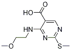 4-(2-Methoxyethylamino)-2-(Methylthio)Pyrimidine-5-Carboxylic Acid CAS#: 76360-92-4