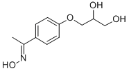 4'-(2,3-Dihydroxypropoxy)acetophenone oxime CAS#: 73663-80-6