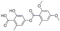 4-(2,4-Dimethoxy-6-methylbenzoyloxy)-2-hydroxy-6-methylbenzoic acid CAS#: 75422-04-7