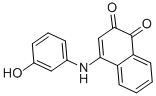 4-(3-HYDROXYANILINO)-1,2-DIHYDRONAPHTHALENE-1,2-DIONE CAS#: 75140-04-4