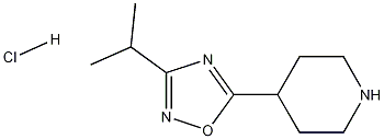 4-(3-ISOPROPYL-1,2,4-OXADIAZOL-5-YL)PIPERIDINE HYDROCHLORIDE CAS#: 733751-26-3