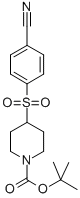 4-(4-CYANO-BENZENESULFONYL)-PIPERIDINE-1-CARBOXYLIC ACID TERT-BUTYL ESTER CAS#: 797750-44-8