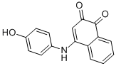 4-(4-HYDROXYANILINO)-1,2-DIHYDRONAPHTHALENE-1,2-DIONE CAS#: 75140-07-7