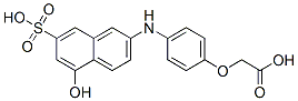 4-(5-hydroxy-7-sulpho-2-naphthylamino)phenoxyacetic acid CAS#: 74203-93-3