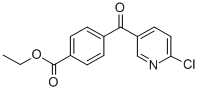 4-(6-CHLOROPYRIDINE-3-CARBONYL)BENZOIC ACID ETHYL ESTER CAS#: 727409-20-3
