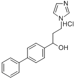 4-BIPHENYLMETHANOL, alpha-(2-(1-IMIDAZOLYL)ETHYL)-, HYDROCHLORIDE CAS#: 77234-88-9