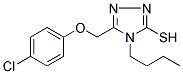 4-BUTYL-5-(4-CHLOROPHENOXYMETHYL)-4H-1,2,4-TRIAZOLE-3-THIOL CAS#: 720667-80-1