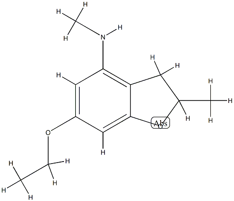 4-Benzofuranamine,6-ethoxy-2,3-dihydro-N,2-dimethyl-(9CI) CAS#: 732197-84-1