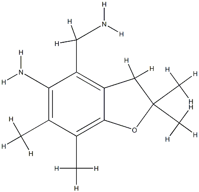 4-Benzofuranmethanamine,5-amino-2,3-dihydro-2,2,6,7-tetramethyl-(9CI) CAS#: 794500-87-1