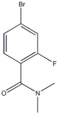 4-Bromo-2-fluoro-N,N-dimethylbenzamide CAS#: 749927-80-8