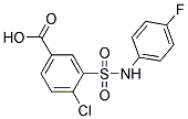 4-CHLORO-3-(4-FLUORO-PHENYLSULFAMOYL)-BENZOIC ACID CAS#: 721415-29-8