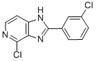 4-Chloro-2-(3-chlorophenyl)-imidazo(4,5-c)pyridine CAS#: 75007-98-6