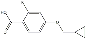 4-(Cyclopropylmethoxy)-2-Fluorobenzoic Acid CAS#: 742086-08-4