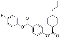4-Fluorophenyl 4-(trans-4-propylcyclohexyl carbonyloxy)benzoate CAS#: 79945-42-9