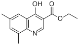 4-HYDROXY-6,8-DIMETHYL-QUINOLINE-3-CARBOXYLIC ACID ETHYL ESTER CAS#: 77156-77-5