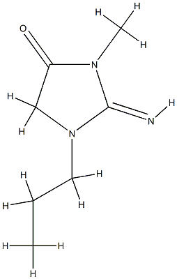 4-Imidazolidinone,2-imino-3-methyl-1-propyl-(9CI) CAS#: 762213-36-5